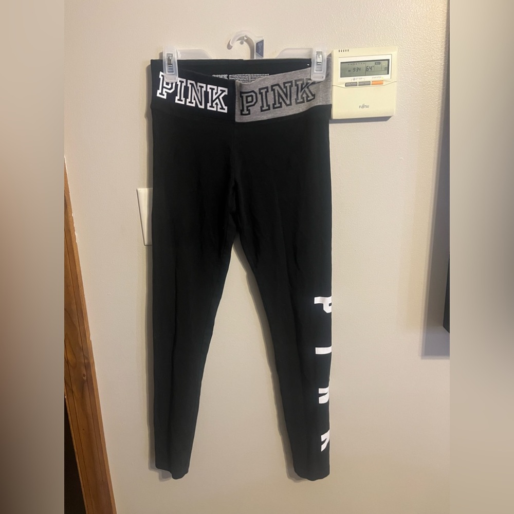 Black Pink Yoga Leggings